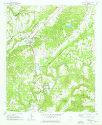 Blountsville Alabama Historical topographic map, 1:24000 scale, 7.5 X 7.5 Minute, Year 1969