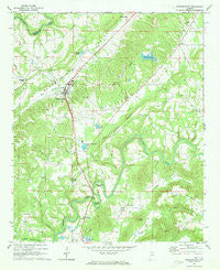 Blountsville Alabama Historical topographic map, 1:24000 scale, 7.5 X 7.5 Minute, Year 1969