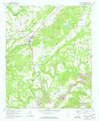 Blountsville Alabama Historical topographic map, 1:24000 scale, 7.5 X 7.5 Minute, Year 1969