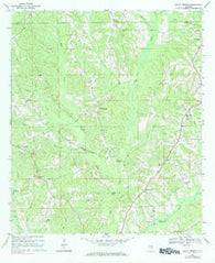 Bluff Springs Alabama Historical topographic map, 1:24000 scale, 7.5 X 7.5 Minute, Year 1968