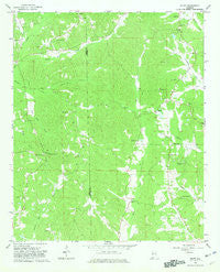 Bluff Alabama Historical topographic map, 1:24000 scale, 7.5 X 7.5 Minute, Year 1967