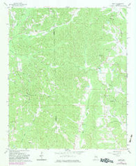 Bluff Alabama Historical topographic map, 1:24000 scale, 7.5 X 7.5 Minute, Year 1967