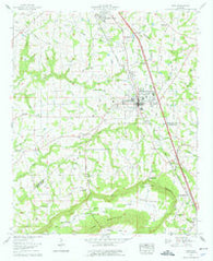 Boaz Alabama Historical topographic map, 1:24000 scale, 7.5 X 7.5 Minute, Year 1958