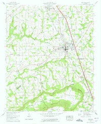 Boaz Alabama Historical topographic map, 1:24000 scale, 7.5 X 7.5 Minute, Year 1958
