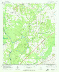 Boligee Alabama Historical topographic map, 1:24000 scale, 7.5 X 7.5 Minute, Year 1970