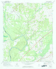Boligee Alabama Historical topographic map, 1:24000 scale, 7.5 X 7.5 Minute, Year 1970