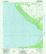 Bon Secour Bay Alabama Historical topographic map, 1:24000 scale, 7.5 X 7.5 Minute, Year 1980
