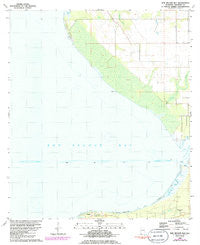 Bon Secour Bay Alabama Historical topographic map, 1:24000 scale, 7.5 X 7.5 Minute, Year 1980