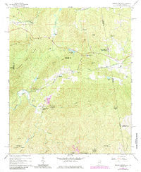 Borden Springs Alabama Historical topographic map, 1:24000 scale, 7.5 X 7.5 Minute, Year 1966