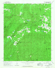 Borden Springs Alabama Historical topographic map, 1:24000 scale, 7.5 X 7.5 Minute, Year 1966