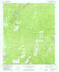 Bounds Lake Alabama Historical topographic map, 1:24000 scale, 7.5 X 7.5 Minute, Year 1980