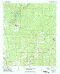 Bounds Lake Alabama Historical topographic map, 1:24000 scale, 7.5 X 7.5 Minute, Year 1980