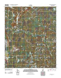 Bounds Lake Alabama Historical topographic map, 1:24000 scale, 7.5 X 7.5 Minute, Year 2011