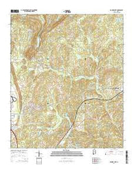Bounds Lake Alabama Current topographic map, 1:24000 scale, 7.5 X 7.5 Minute, Year 2014