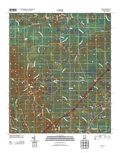 Boyd Alabama Historical topographic map, 1:24000 scale, 7.5 X 7.5 Minute, Year 2011