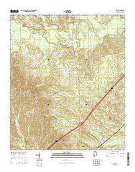 Boyd Alabama Current topographic map, 1:24000 scale, 7.5 X 7.5 Minute, Year 2014