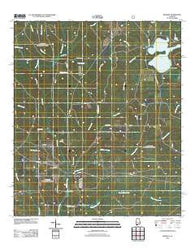 Bradley Alabama Historical topographic map, 1:24000 scale, 7.5 X 7.5 Minute, Year 2011