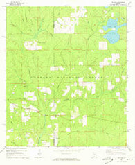 Bradley Alabama Historical topographic map, 1:24000 scale, 7.5 X 7.5 Minute, Year 1971