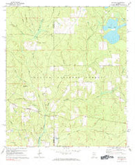 Bradley Alabama Historical topographic map, 1:24000 scale, 7.5 X 7.5 Minute, Year 1971