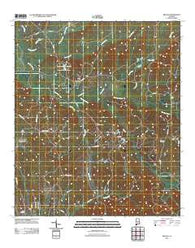 Braggs Alabama Historical topographic map, 1:24000 scale, 7.5 X 7.5 Minute, Year 2011