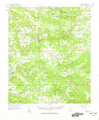 Braggs Alabama Historical topographic map, 1:62500 scale, 15 X 15 Minute, Year 1957