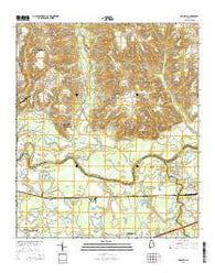 Brassell Alabama Current topographic map, 1:24000 scale, 7.5 X 7.5 Minute, Year 2014