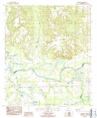 Brassell Alabama Historical topographic map, 1:24000 scale, 7.5 X 7.5 Minute, Year 1987