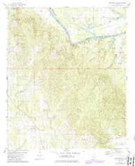 Brewersville Alabama Historical topographic map, 1:24000 scale, 7.5 X 7.5 Minute, Year 1974