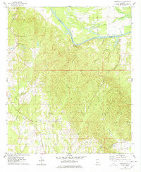 Brewersville Alabama Historical topographic map, 1:24000 scale, 7.5 X 7.5 Minute, Year 1974