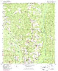 Brewton North Alabama Historical topographic map, 1:24000 scale, 7.5 X 7.5 Minute, Year 1960