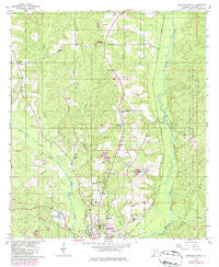 Brewton North Alabama Historical topographic map, 1:24000 scale, 7.5 X 7.5 Minute, Year 1960