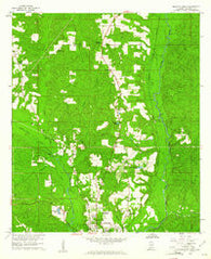 Brewton North Alabama Historical topographic map, 1:24000 scale, 7.5 X 7.5 Minute, Year 1960