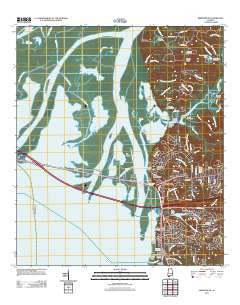 Bridgehead Alabama Historical topographic map, 1:24000 scale, 7.5 X 7.5 Minute, Year 2011