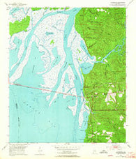 Bridgehead Alabama Historical topographic map, 1:24000 scale, 7.5 X 7.5 Minute, Year 1953