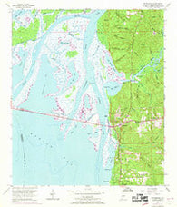 Bridgehead Alabama Historical topographic map, 1:24000 scale, 7.5 X 7.5 Minute, Year 1953