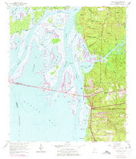 Bridgehead Alabama Historical topographic map, 1:24000 scale, 7.5 X 7.5 Minute, Year 1953