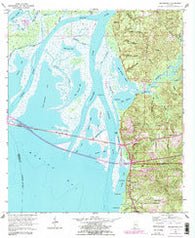 Bridgehead Alabama Historical topographic map, 1:24000 scale, 7.5 X 7.5 Minute, Year 1953
