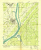 Bridgeport Alabama Historical topographic map, 1:24000 scale, 7.5 X 7.5 Minute, Year 1936
