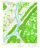 Bridgeport Alabama Historical topographic map, 1:24000 scale, 7.5 X 7.5 Minute, Year 1945