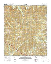 Brilliant Alabama Current topographic map, 1:24000 scale, 7.5 X 7.5 Minute, Year 2014