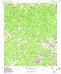 Brilliant Alabama Historical topographic map, 1:24000 scale, 7.5 X 7.5 Minute, Year 1967