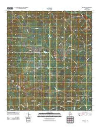 Brooklyn Alabama Historical topographic map, 1:24000 scale, 7.5 X 7.5 Minute, Year 2011