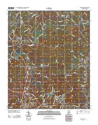 Brookside Alabama Historical topographic map, 1:24000 scale, 7.5 X 7.5 Minute, Year 2011