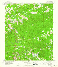 Brookside Alabama Historical topographic map, 1:24000 scale, 7.5 X 7.5 Minute, Year 1959
