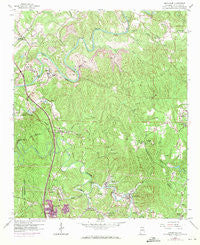 Brookside Alabama Historical topographic map, 1:24000 scale, 7.5 X 7.5 Minute, Year 1959