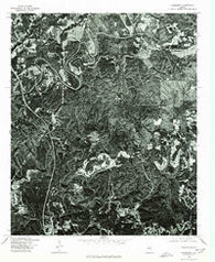 Brookside Alabama Historical topographic map, 1:24000 scale, 7.5 X 7.5 Minute, Year 1975