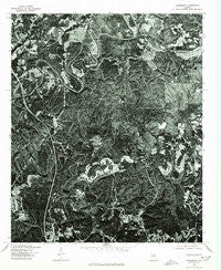 Brookside Alabama Historical topographic map, 1:24000 scale, 7.5 X 7.5 Minute, Year 1975