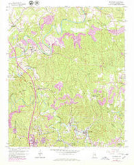 Brookside Alabama Historical topographic map, 1:24000 scale, 7.5 X 7.5 Minute, Year 1959