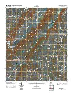 Brooksville Alabama Historical topographic map, 1:24000 scale, 7.5 X 7.5 Minute, Year 2011