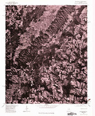 Brooksville Alabama Historical topographic map, 1:24000 scale, 7.5 X 7.5 Minute, Year 1975